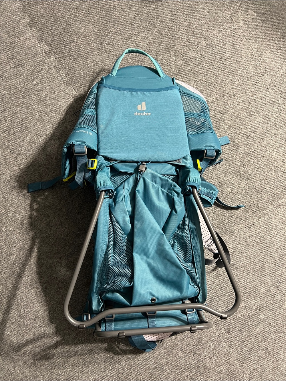 Deuter Kid Comfort Active SL Child Carrier Women's Denim w rain cover